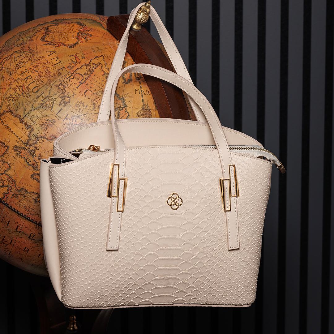 Metalik Detaylı Shopper Çanta