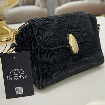 Gümüş Parlak Çanta